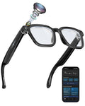 Smart-Glasses with Camera and Audio, 8MP HD Camera Smart-Sunglasses for Men Women, 1080P Video Recording AI Glasses, Real Time Translation, Voice Assistant V03-T5-EP